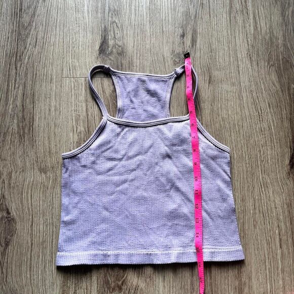 Women's Purple cropped tank top Size XS/S - Picture 4 of 4
